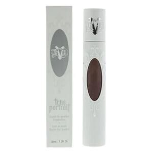 Kat Von D Deep 096 True Portrait Liquid to Powder Foundation 1 Fl Oz KVD New